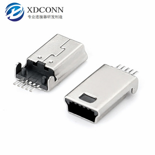 MINI���^USB 5P����1.10�NƬSMT���wL=10.70mm ���幫�^USB�B����