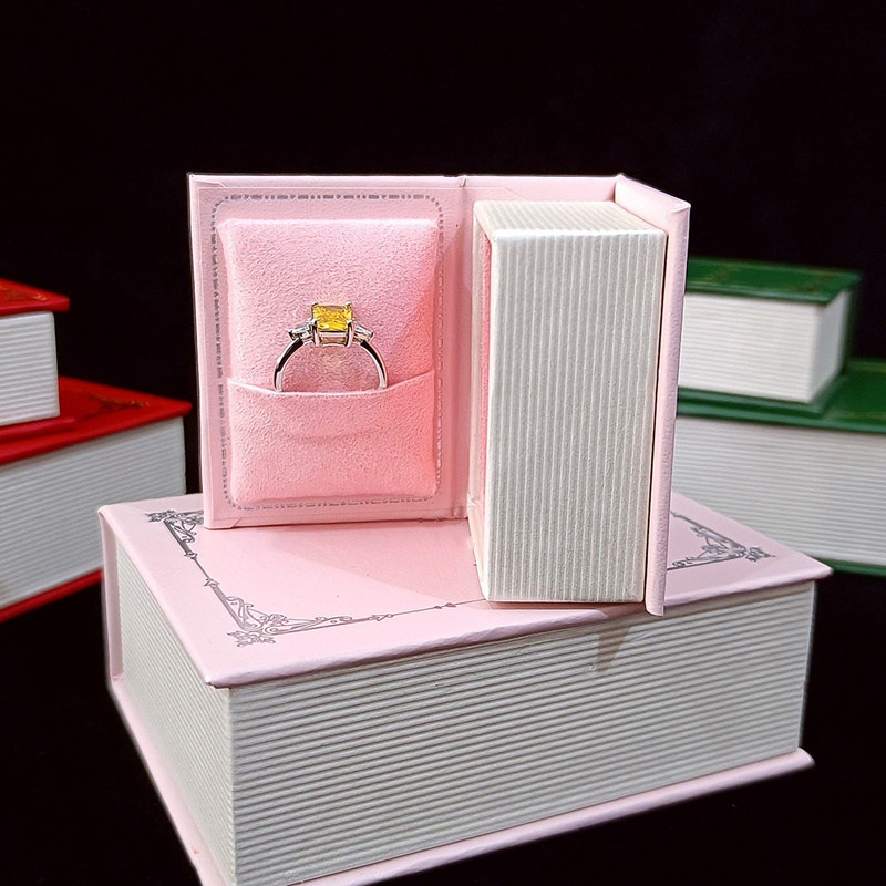 프린세스 핑크; 반지 상자 1개 [상자만 있고 다른 것은 포함되지 않음]