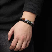  Organic ретро бисер bracelet прямоугольный плетеный набор для мужчин и женщин, европейский стиль