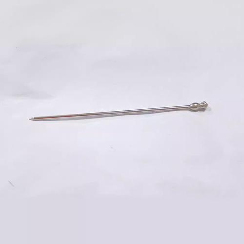 Simple stainless steel fruit needle cake salad cocktail pick creative snack decoration fruit pick toothpick