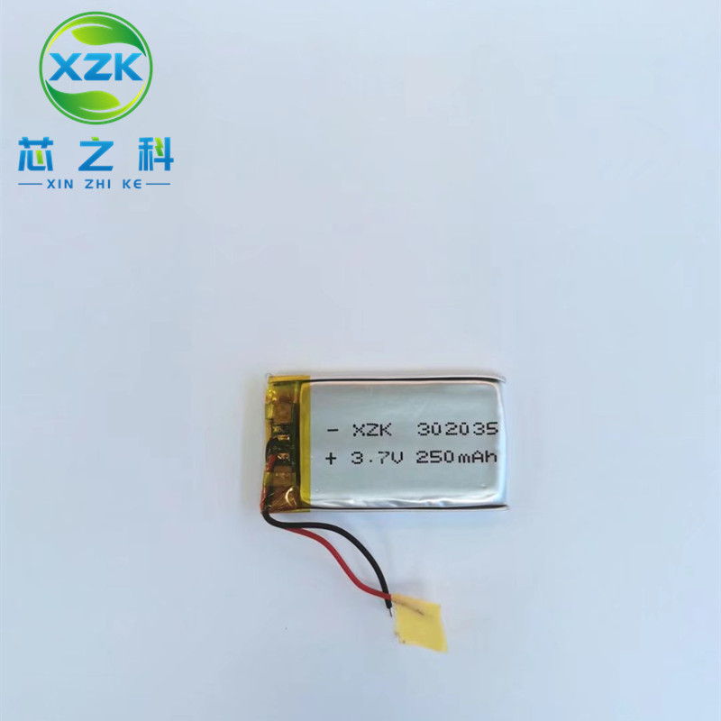 工厂供应302035聚合物锂电池180MAH 3.7V智能穿戴LED灯蓝牙数码