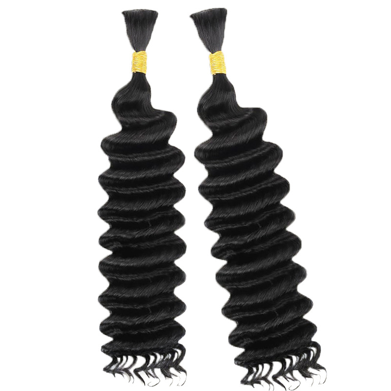 Extension per capelli e parrucche extension per capelli ricci profondi per donna, un paio, 46 cm, 160 g, sintetiche, intrecciate, extension per capelli ricci profondi_voghion.com