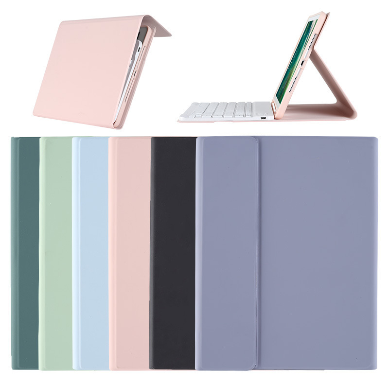 suitable for ipad10.2 bluetooth keyboard leather case pro11 protective case air45 mini with left pen slot