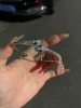 Серебряный, зелёный