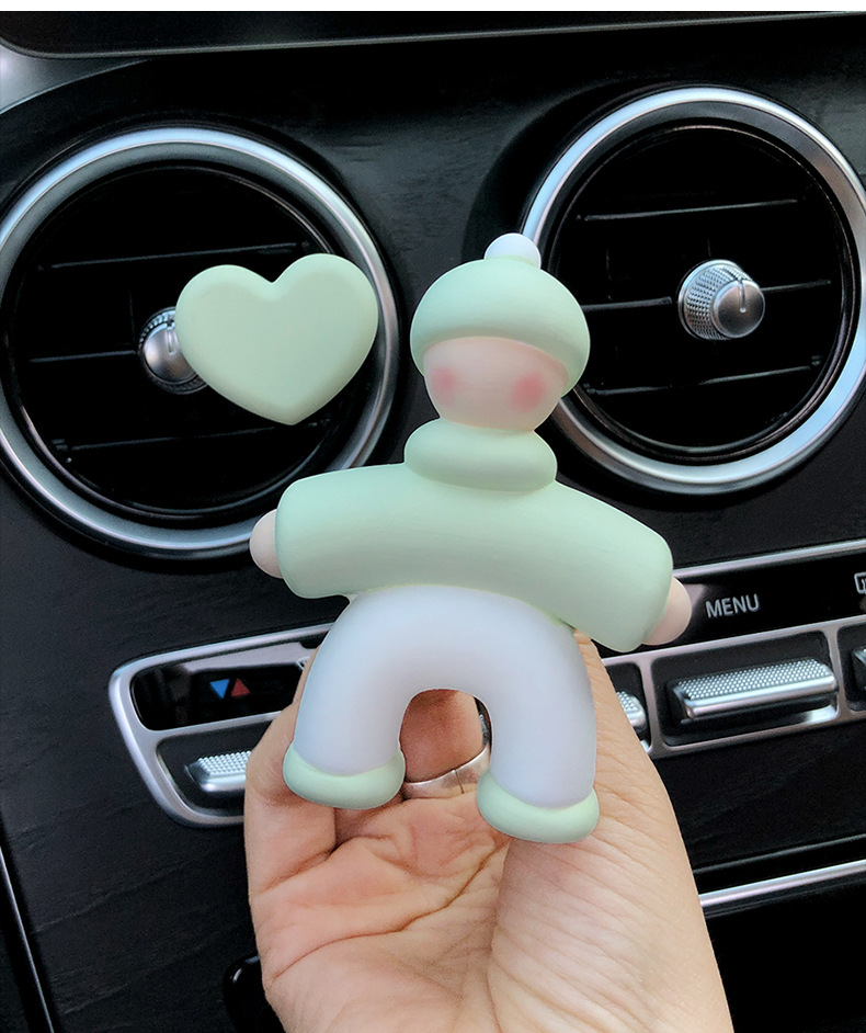 2025 New Villain Car Aromatherapy Car Perfume Air Vent Decoration Diffusing Stone Car Interior Ornament for Women