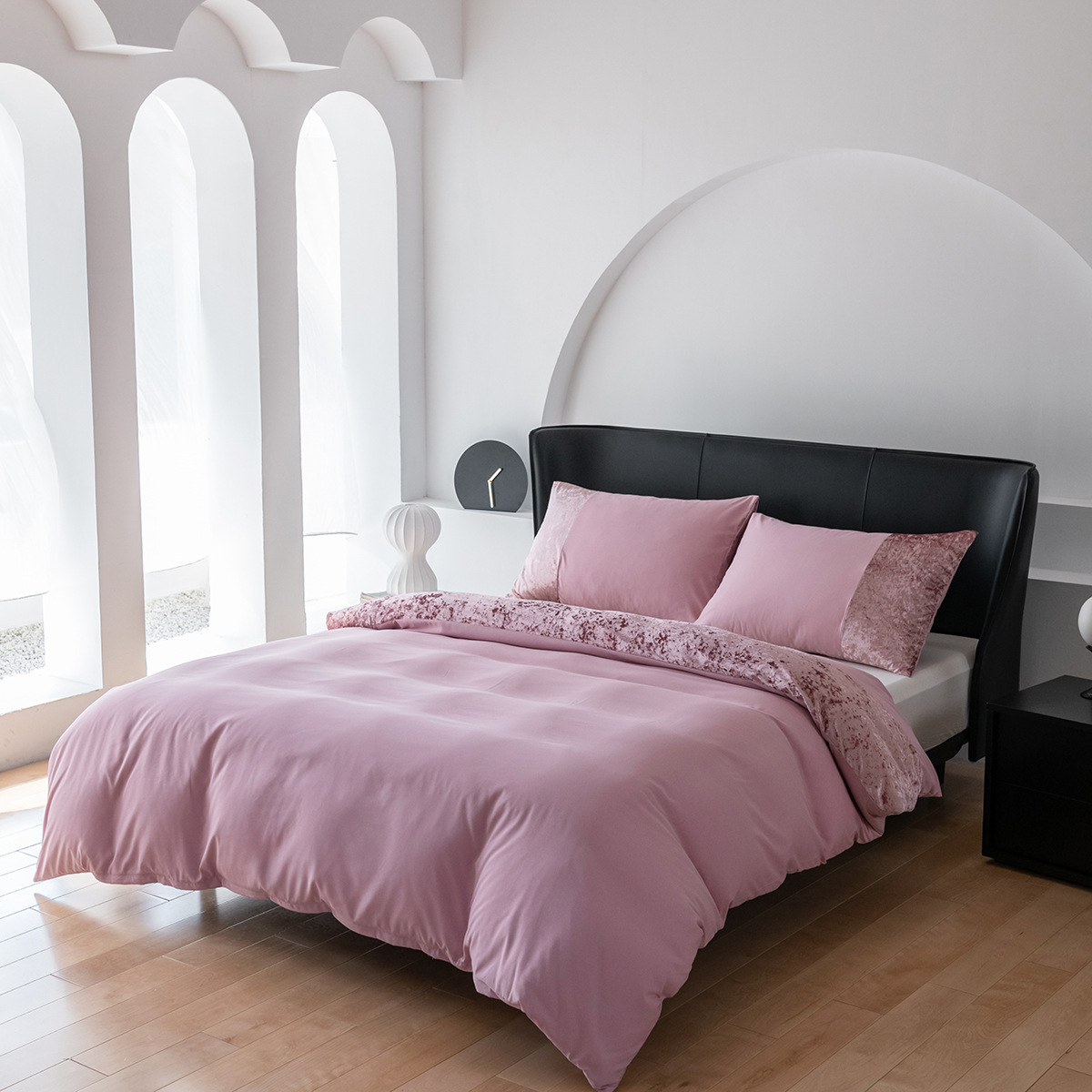 Forrón eladó egyszínű szálcsiszolt bársony toldó ágyneműgarnitúra lakástextilekhez_voghion.com