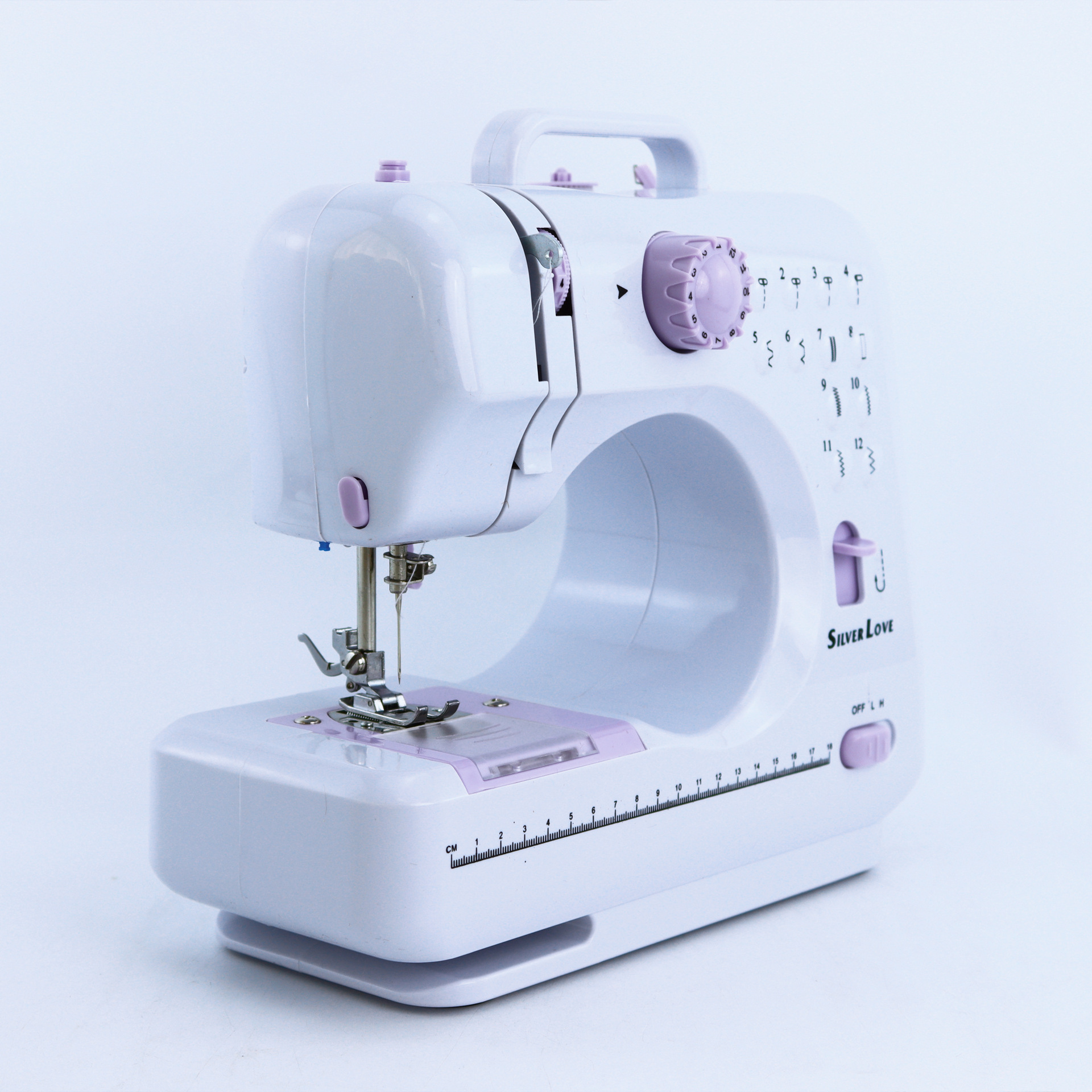 Exportación de comercio exterior Mini máquina de coser eléctrica multifuncional máquina de punto doméstica mini escritorio