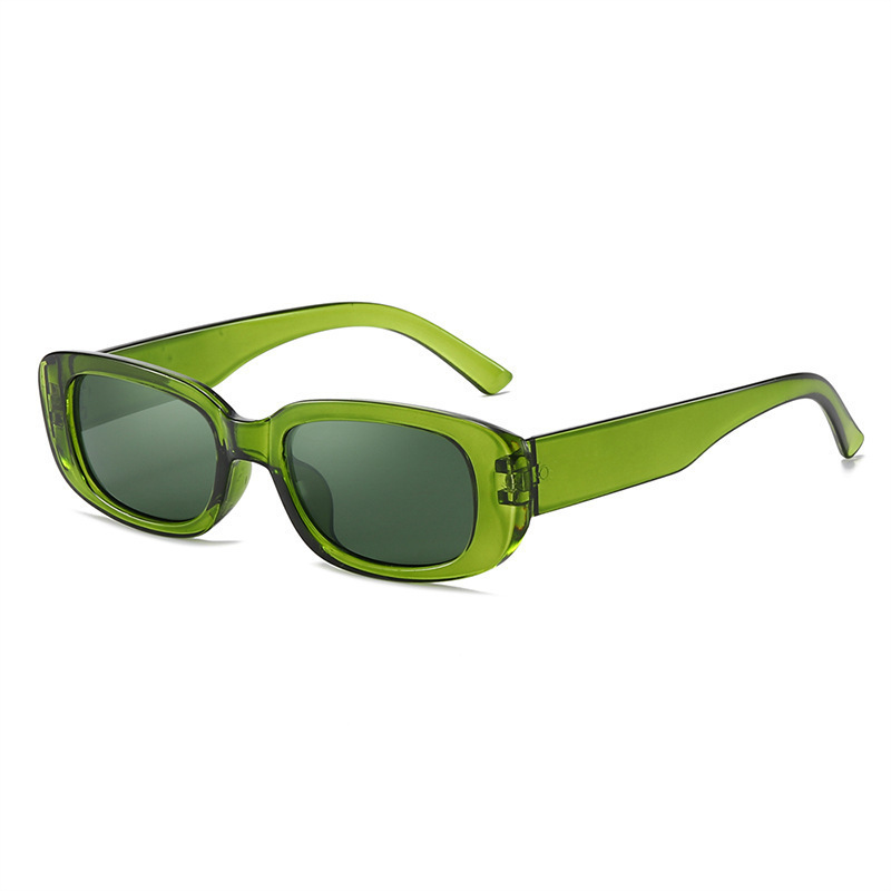 2235 New Sunglasses Pc Lens European and American Trendy Square Sunglasses Fashion Personality Square Glasses Spray Painted Twice