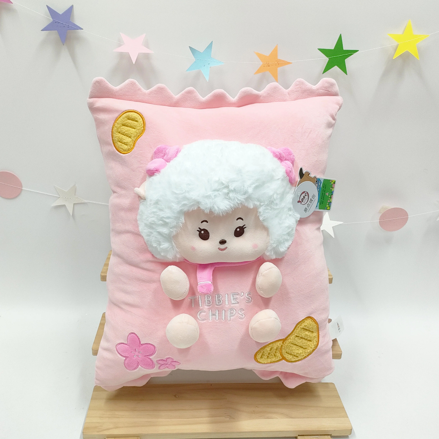 หมอนมันฝรั่งทอด (48ซม.*32ซม.*18ซม.)-เหมยหยางหยาง (550ก.) / ดูคำอธิบายสี