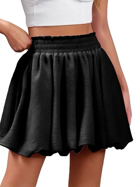 European and American Cross-Border Spring/Summer 2025 New Fashion Sweet Style Bubble Bubble Skirt Pants Pure Desire Pleated Cake Skirt