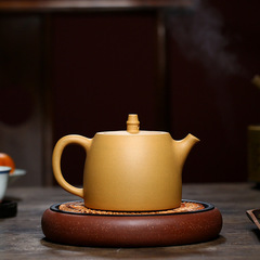 Yixing original gold section clay purple clay teapot fully hand-painted Handuo 500ml large capacity teapot for home use