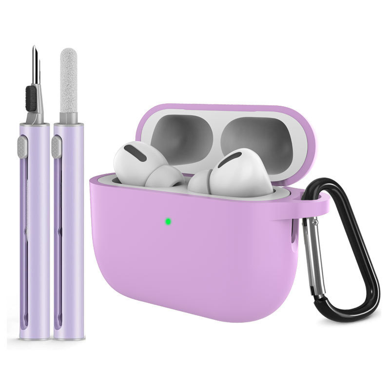 适用Airpodspro3保护套苹果耳机保护壳硅胶纯色airpods保护壳批发|undefined