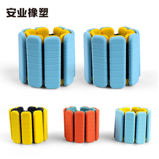 Factory Direct Adjustable Silicone Weight-bearing Bracelet Running Jumping Weight-bearing Sandbag Sports Fitness Swimming Yoga