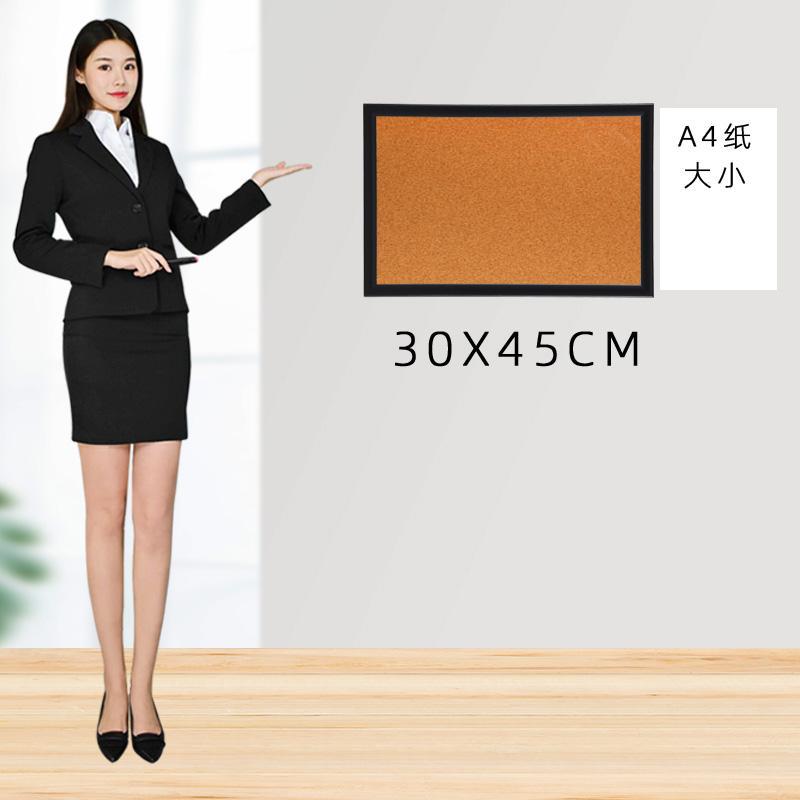 30*45cm 블랙 프레임 코르크 보드 + 선물 가방