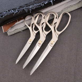 in stock wholesale stainless steel household tailor scissors zinc alloy tailor scissors sewing craft garment hand-made large scissors