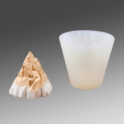 3D Stereo Iceberg Mousse Cake Mold Ice Cream Snow Mountain Silicone Mold DIY Volcano Scented Candle Mold