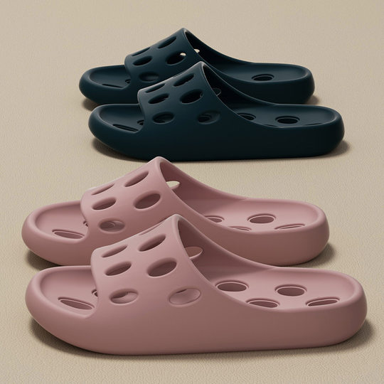 Bathroom Bath Leakage Sandals and Slippers Home Women's Non-slip and Non-stinky feet Summer Indoor Cave Shoes Quick-drying Slippers for Men