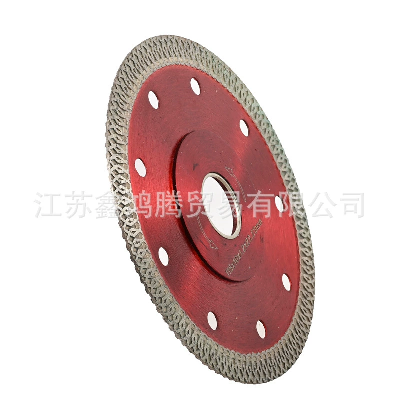 Diamond tile cutting blade 105 thickened magnetic welding mesh wave plate microcrystalline stone vitrified tile ceramic tile bang welding saw blade