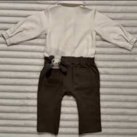 2025高定西班牙秋季儿童男童套装中大童短裤衬衫婴儿长袖穿搭上衣