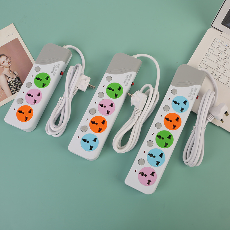 英标欧标美标三位带多开关指示灯彩色面袋子包装装饰片