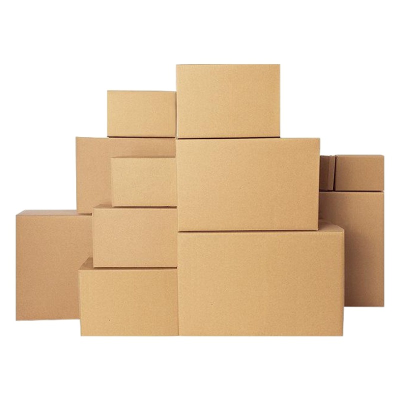 Cajas de embalaje en stock, venta al por mayor de fábrica de cajas de cartón de media altura, cajas de embalaje para logística postal exprés, cajas de cartón extra resistentes al por mayor