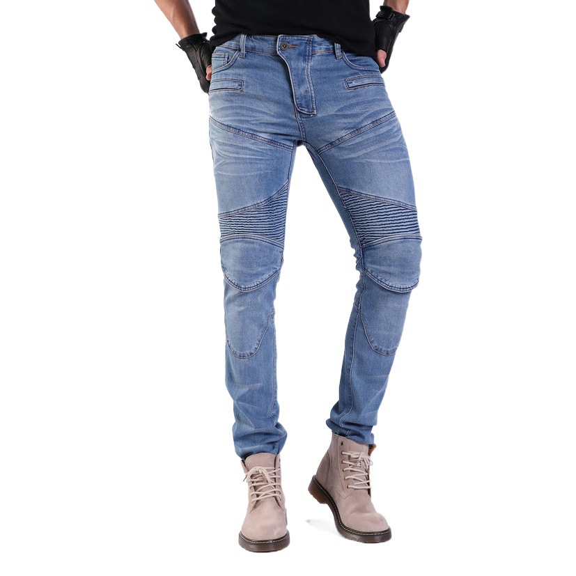 Volero motocicleta carreras casual Slim jeans anti-caída pantalones cross-country motocicleta montar pantalones CE equipo de protección