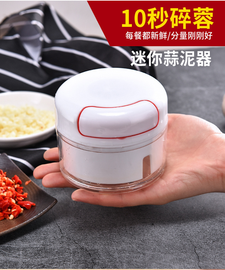 Tiktok cocina mini molinillo de ajo manual de ajo Extractor de ajo cortador de ajo licuadora de ajo Extractor de ajo