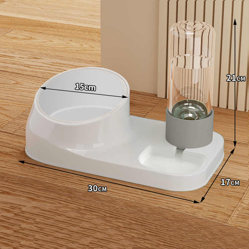 그레이 | 물과 음식을 분리하기 위해 높이가 높아진 음식그릇