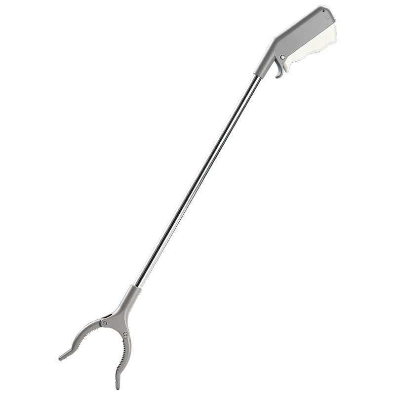 Clip de basura de acero inoxidable multifuncional portátil largo, clip de basura plegable sin doblarse para mujeres embarazadas, ahorro de mano de obra image 5