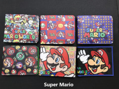 Japanese cute cartoon peripheral Mario Super Mario Mario storage coin coin purse leather wallet card bag