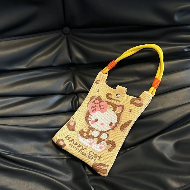 2025新型ニットミニショルダー麻縄ミニショルダーバッグ女性可愛い携帯バッグ通勤ハンディ日常外出手|undefined