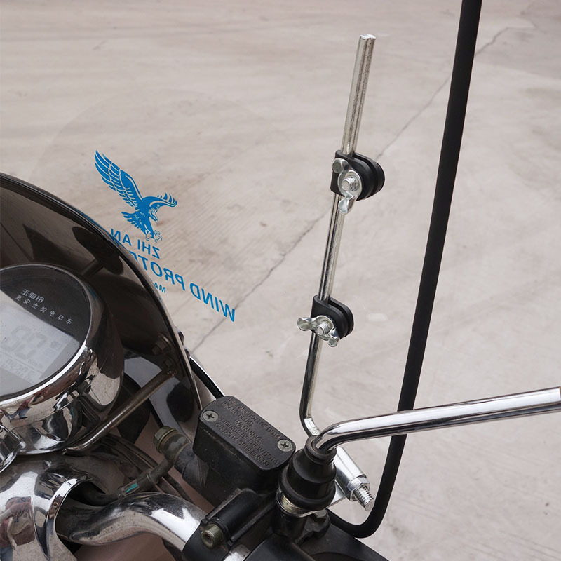 Coche eléctrico parabrisas invierno engrosada PC parabrisas borde transparente