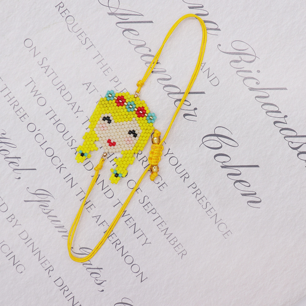 Casual Cartoon Glass Beaded Womenu0027S Bracelets