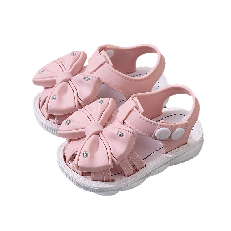 Sandalias de niñas, zapatos de verano para bebés, fábrica de exportación directa de zapatos de hebilla para bebés