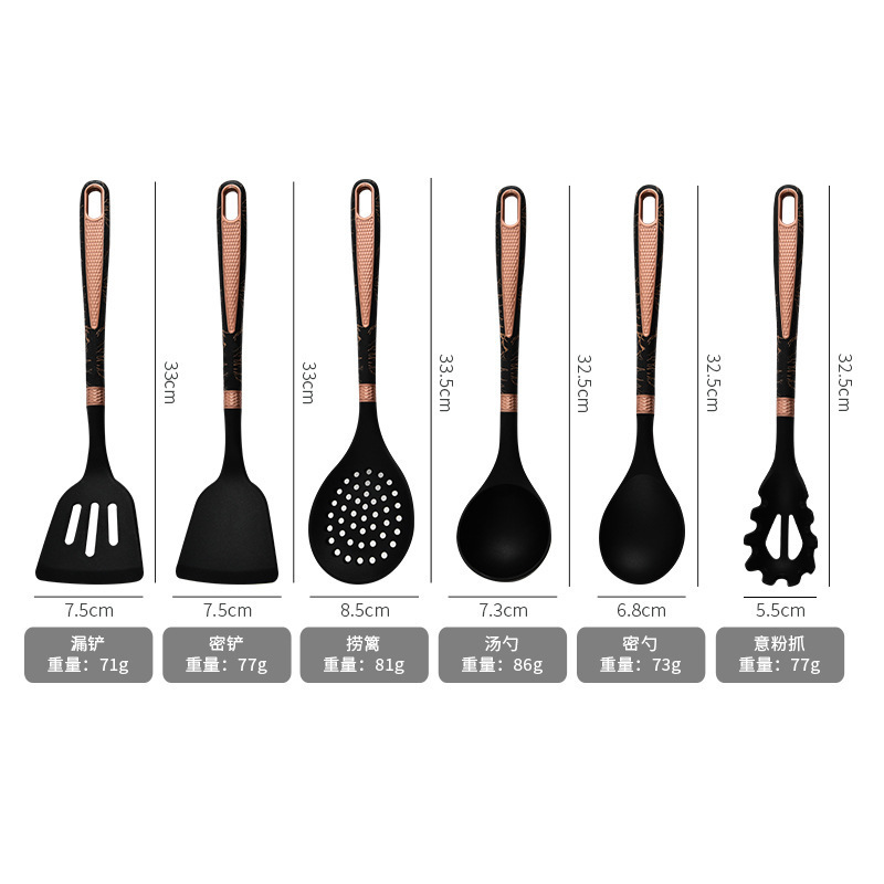 Cuchillos de silicona, utensilios de cocina, juego de 13 piezas, cocina de grado alimenticio, sartén antiadherente, cuchara, pala, juego de cuchillos para el hogar, juego de cuchillos multifunción
