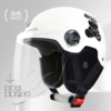 L019-1 knob bear ear protection long mirror white