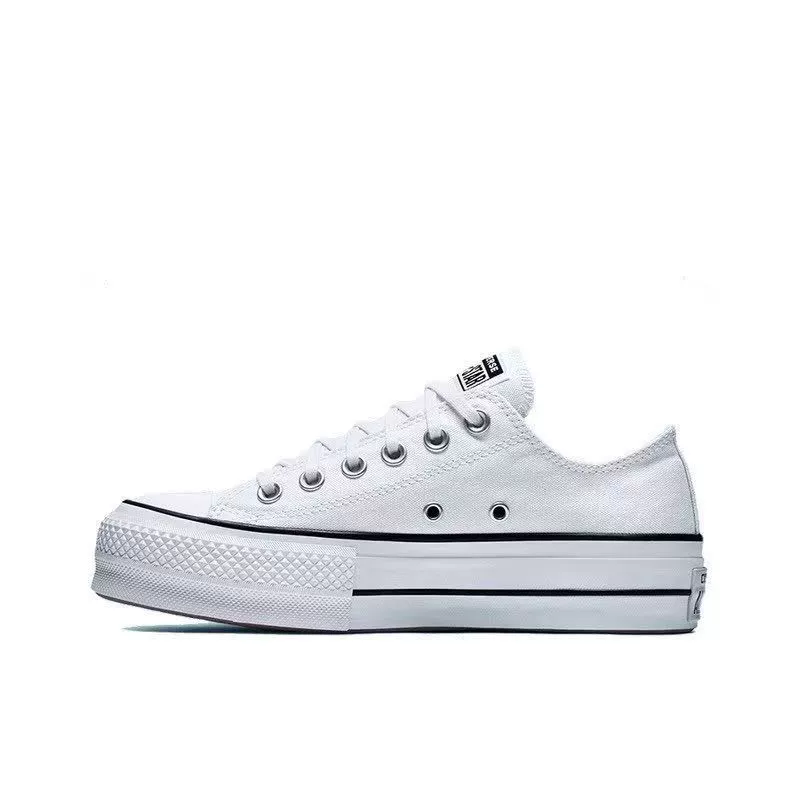Заводские туфли Путиань, оригинальные белые кеды «All Star» с губчатой подошвой, толстая подошва, повседневные лёгкие холщовые женские туфли, обувь-«высота»