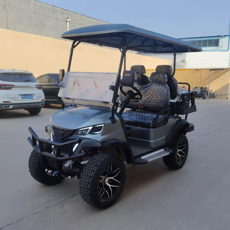 Dewu Junheng Electric Golf Cart 4-Seater 1+1 for Tourist Areas, Parks, Factories, Passenger Transport, Sightseeing, and Vacation Use