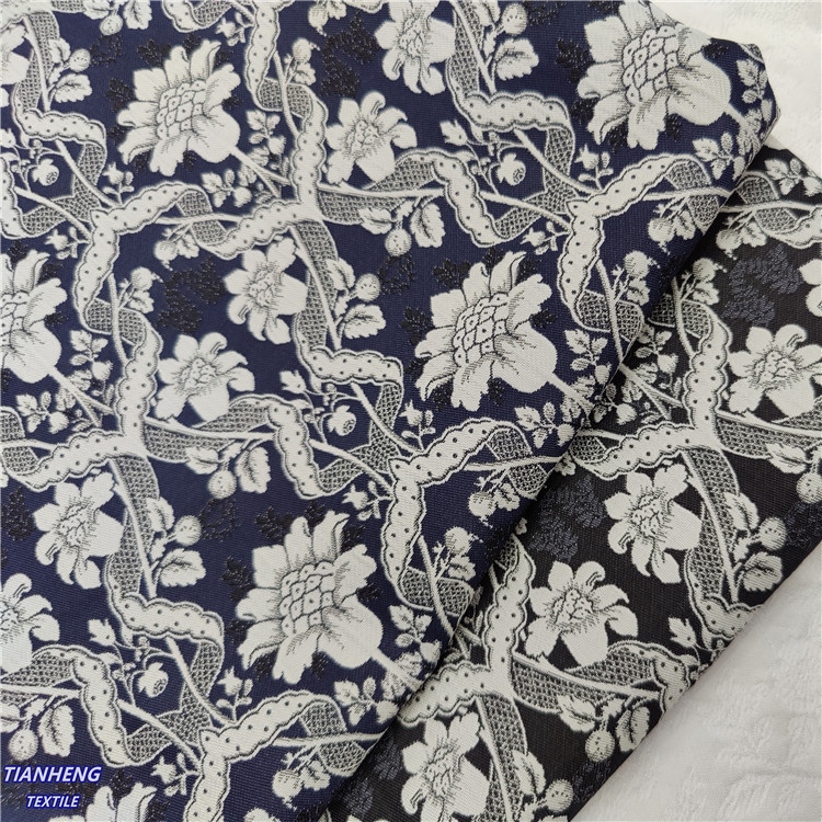 新品秋冬双色复古提花舞台古装西装夹克服饰手作箱包面料现货批发