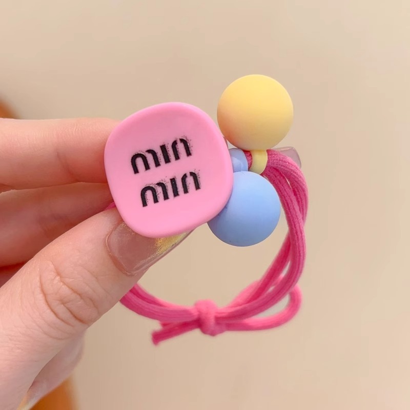 Hermosos niños de banda de goma de alta elasticidad anillo de cabello para niñas no lastimar cabello cuerda de cabeza de cola de caballo cuerda de cabello