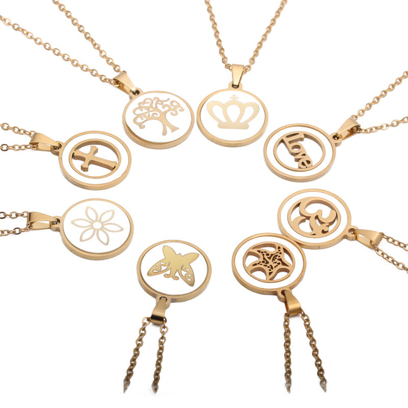 Ethnic Tree Of Life Pendant Clavicle Chain display picture 2