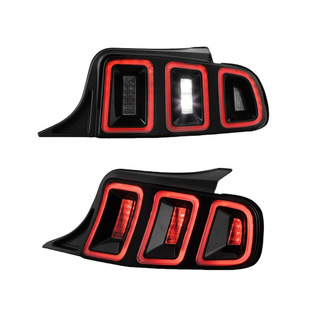 For 2010 2011 2012 2013 2014 Ford Mustang Full Led Black Brake Light