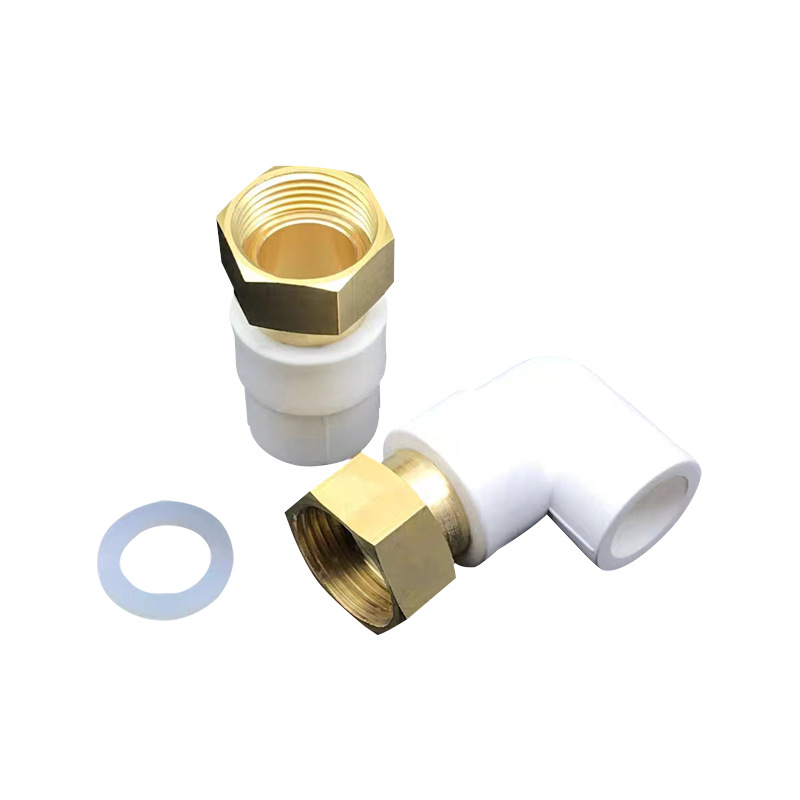 Accesorios de tubería de agua PPR fusión en caliente conjunta directa codo tee accesorios de tubería de cobre solar pequeña articulación