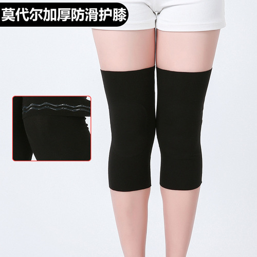 Modal knee protection spring and summer warm old cold leg sleeves paint joints for men and women thick and thin non-slip air-conditioned room to prevent cold