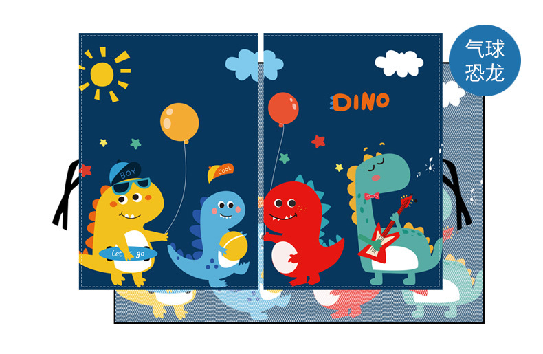Car Cartoon Sunshade Magnetic Double-Layer Car Window Curtain for Children, Sun Protection and Heat Insulation
