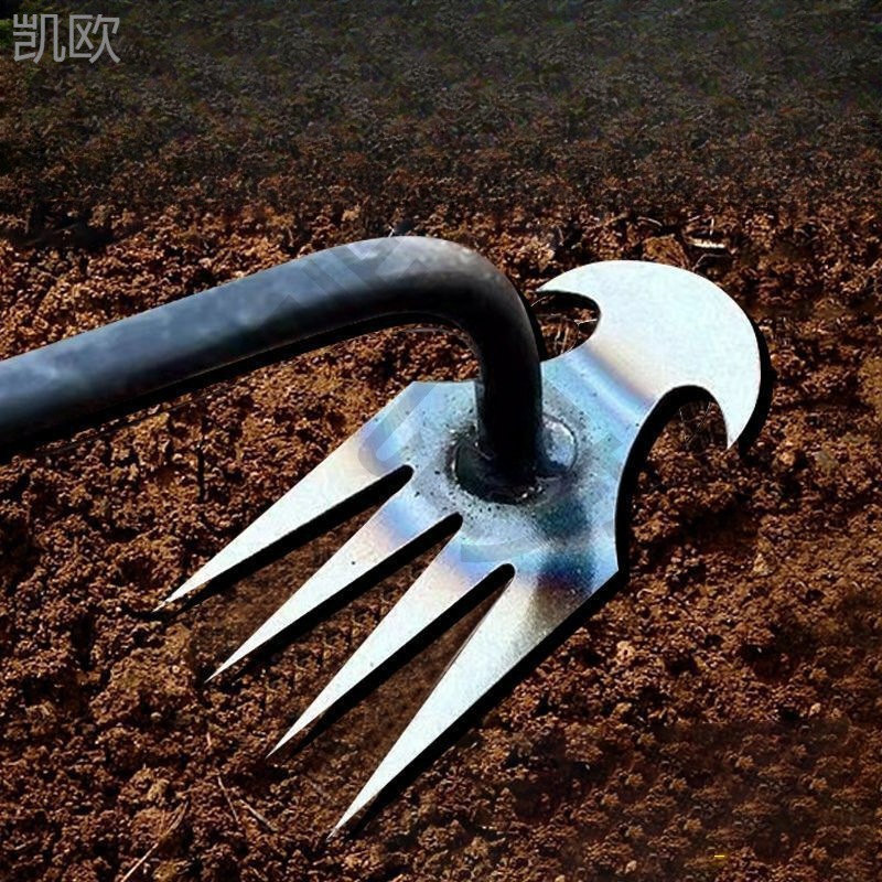不锈钢多功能除草神器除草挖土专用铲耙子新款园艺种花松土专用。