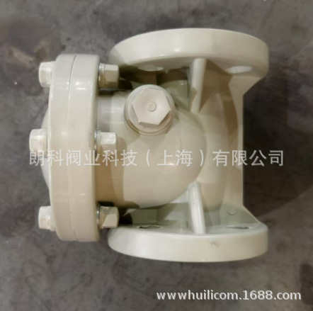 朗科阀业 PE旋启式止回阀塑料法兰耐磨塑料PE止回阀DN50-DN500