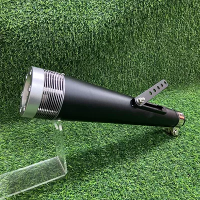 Motorcycle exhaust pipe – Climber Multi-Caliber - retro-k17-painted-black-flat-porous