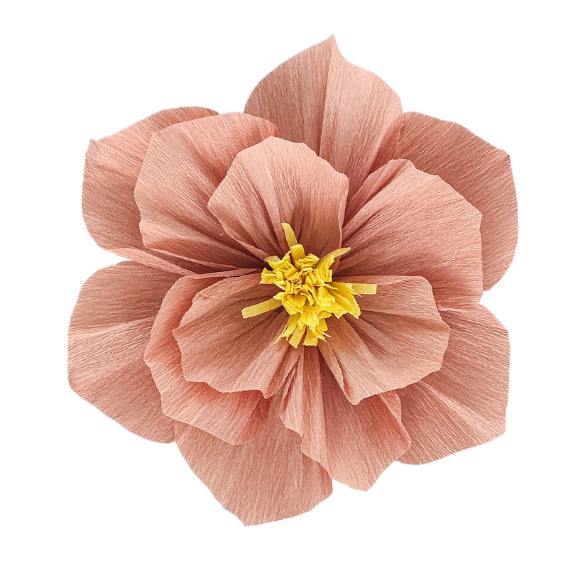 色のしわの紙の花は厚くて立体の紙の花の芸のしわの紙の誕生日の結婚式のテーマのパーティーのウェディングルームは装飾を配置します。|undefined