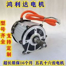 电动三轮车电机 电动车差速电机三轮车电机总成48v电机鸿利达电机